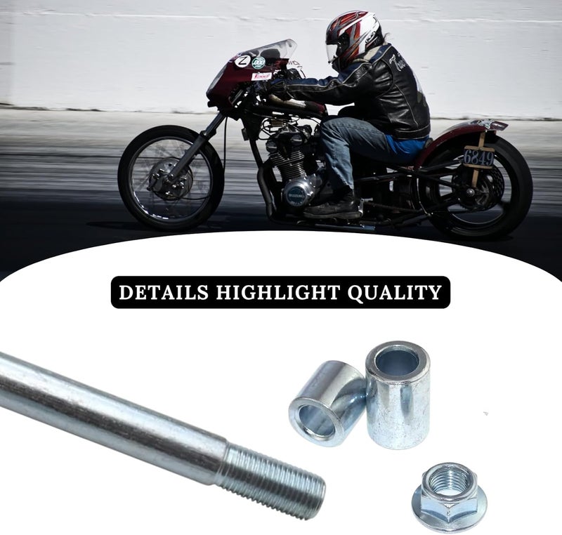 SIPARTS 15mm 245mm / 9.6 inch Front Rear Wheel Axle Spacer For 125cc 140cc 150cc 160cc Motorcycle Moped Scooter Quad Dirt Pit Bike - Image 3